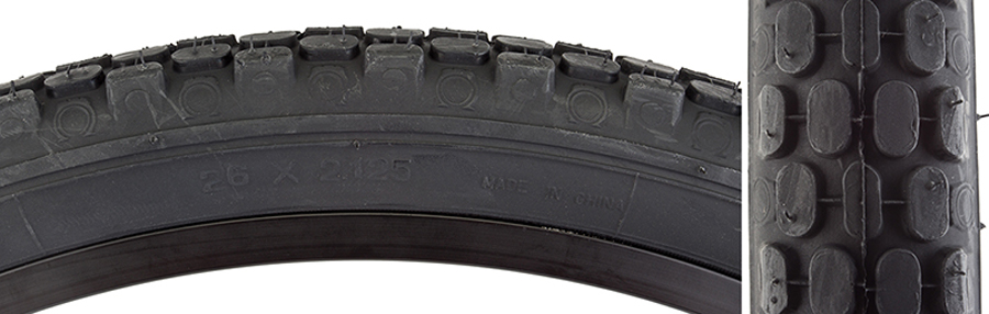 Tire 26 X 2.125 Black wall Heavy Duty (Knobby)
