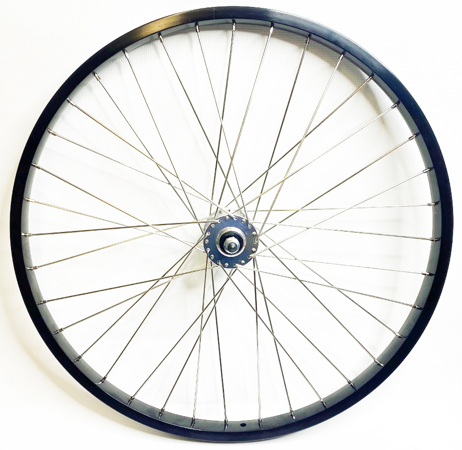 WORKSMAN, 26 x 2-1/8 in, 11 Gauge Spokes, Bicycle Wheel Front -  2KGG4